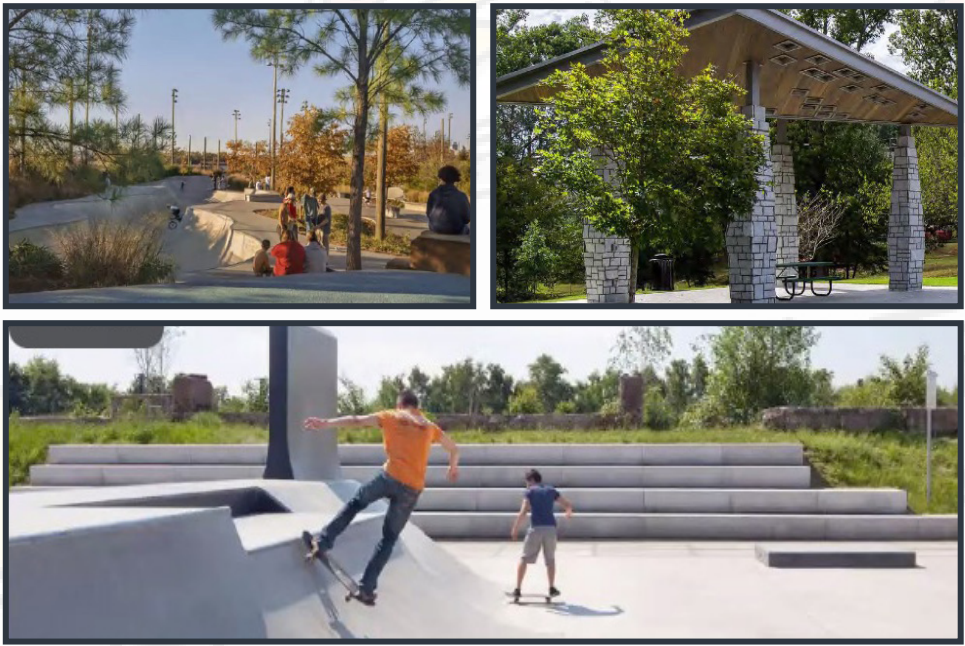 Concept rendering of the North Harford Skate Park